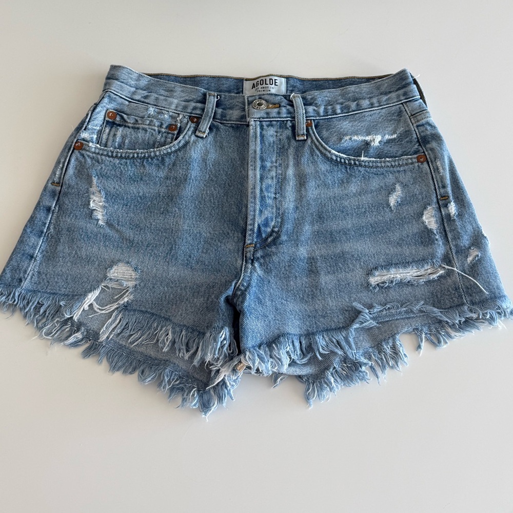 Agolde Parker Vintage Cutoff Denim Shorts